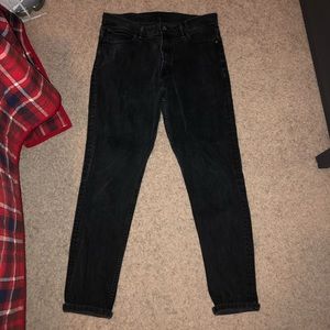 Mens Urban Outfitters BDG Black Slim Jeans